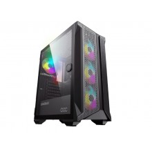 Case ATX GAMEMAX Brufen C1, w/o PSU, 4x120mm ARGB fans, PWM Hub,Tempered Glass, USB3.0, Black